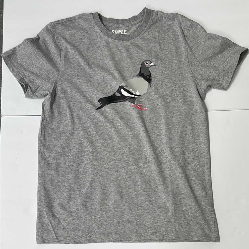 Staple Gray Pigeon Graphic T-Shirt